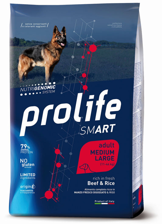 Prolife Smart manzo e riso 12kg